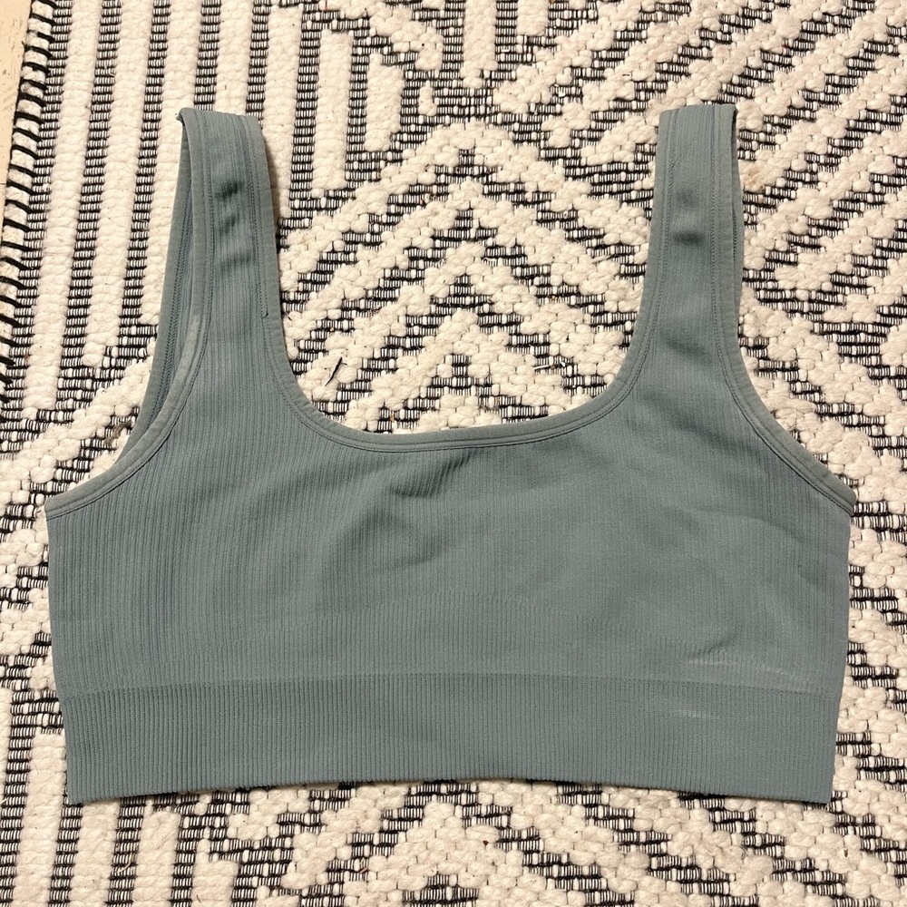 teal & maroon crop tank tops